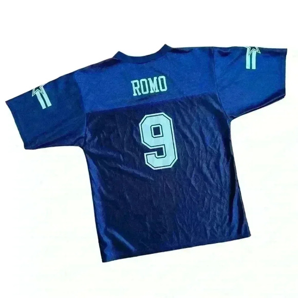 Dallas Cowboys NFL Jersey Tony Romo # 9 Boys Size L - Picture 2 of 4
